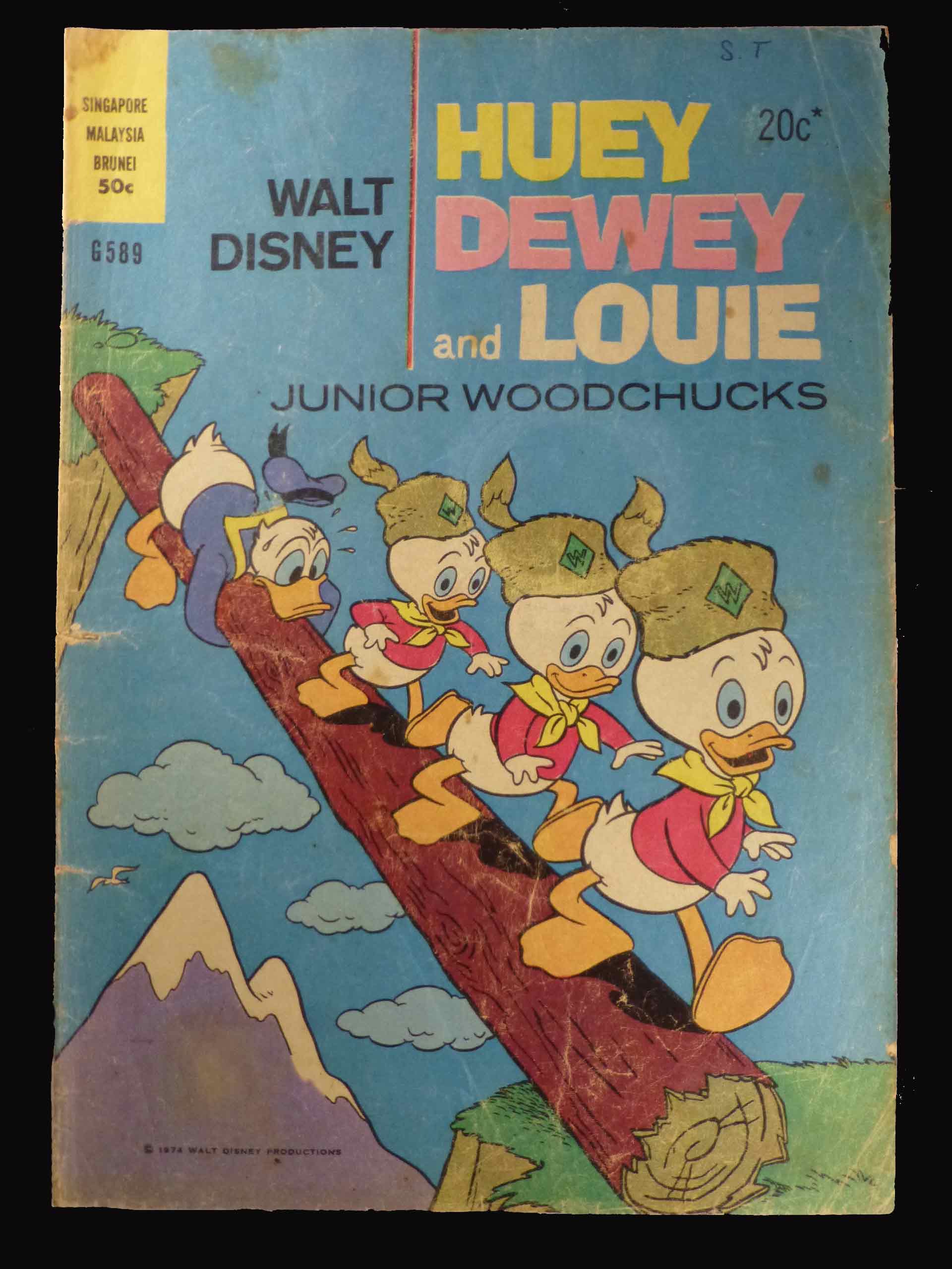 G589 Huey Dewey And Louie 1974 Ozzie Comics